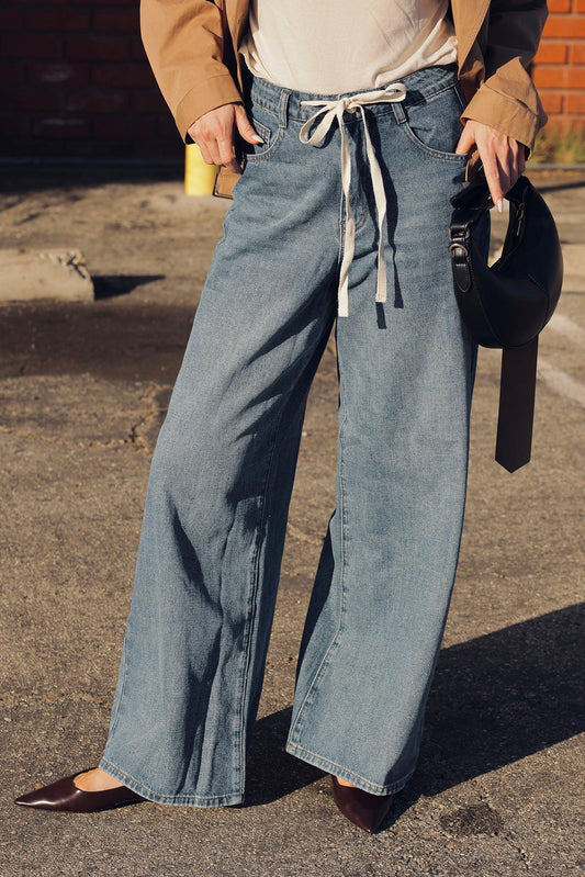 She's a Sweet Talker Denim Pants in INDIGO - Darc Sport She Sweatpants (bottom)