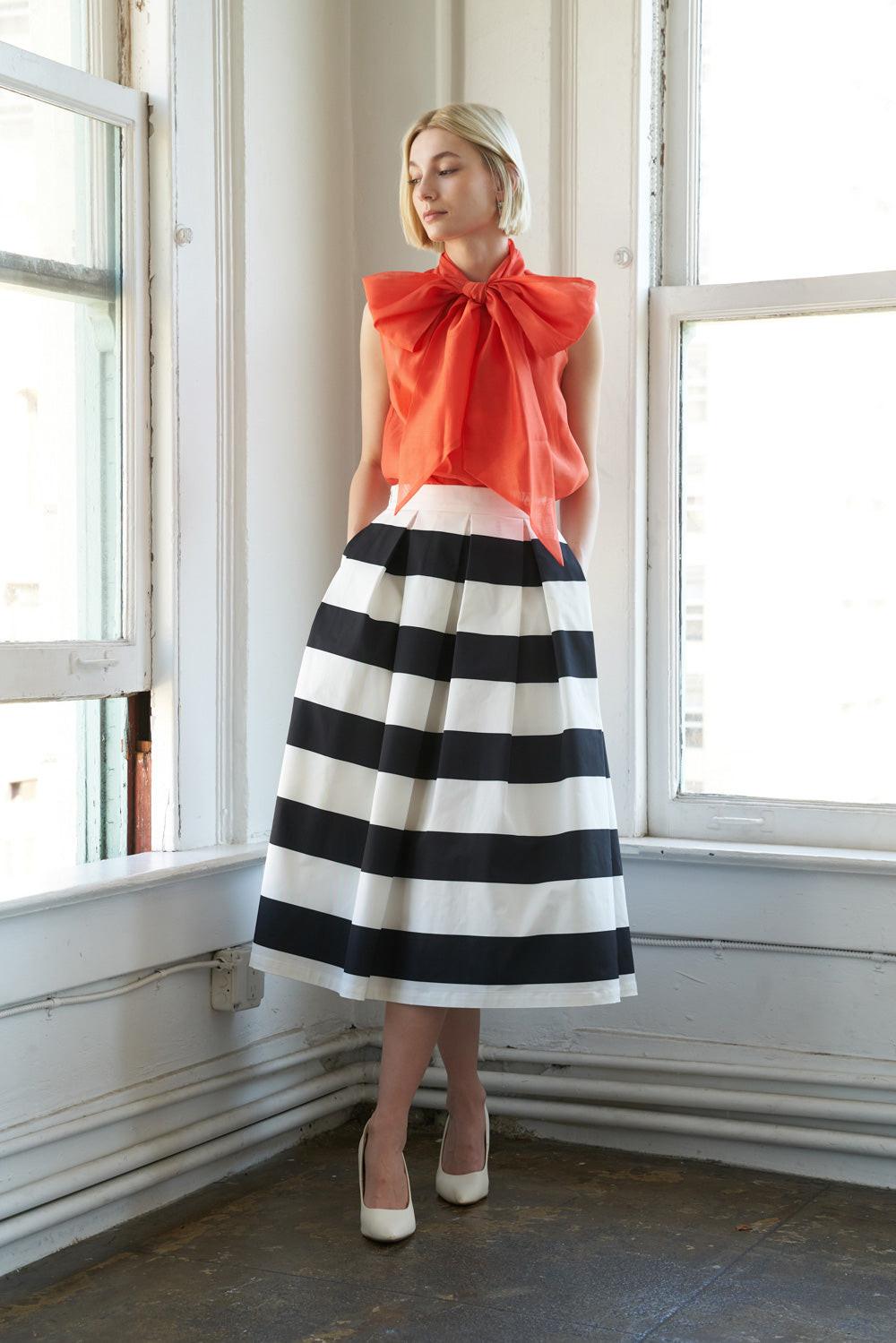 Shine for US Organza Top in WHITE view 4 - Shiny Organza Top