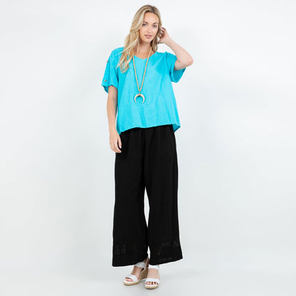 Shirley Top 100% Cotton Gauze in 0 (XS/S) view 6 - Shirley Golf Club Top 100