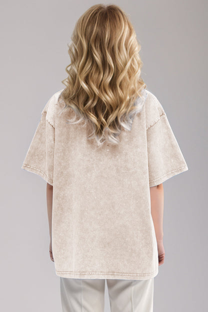 Shopbasicbae Basic Bae Round Neck Half Sleeve T-shirt in Dusty Blue view 20 - Half Shirt (top)