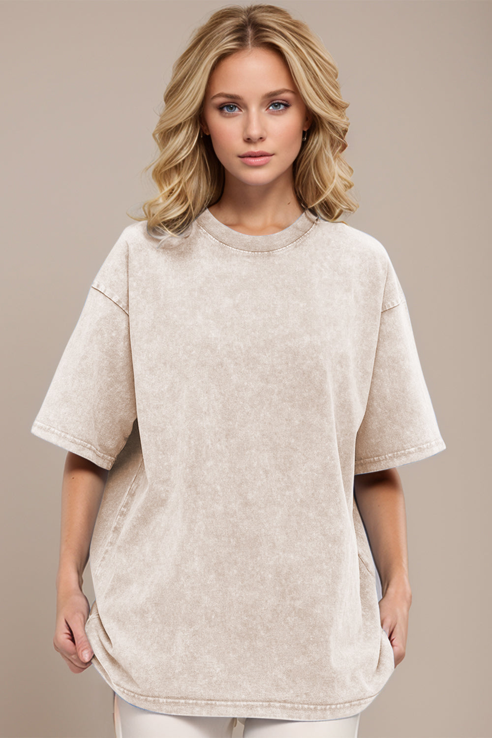 Shopbasicbae Basic Bae Round Neck Half Sleeve T-shirt in Deep Teal view 21 - Half Shirt (top)