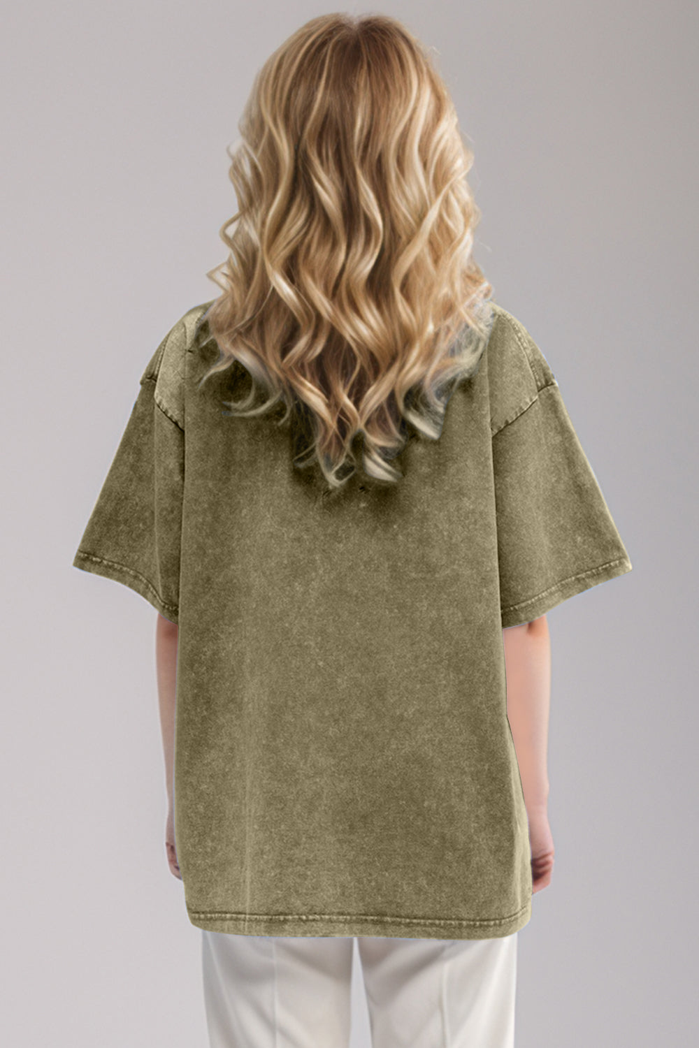 Shopbasicbae Basic Bae Round Neck Half Sleeve T-shirt in Beige view 33 - Half Shirt (top)