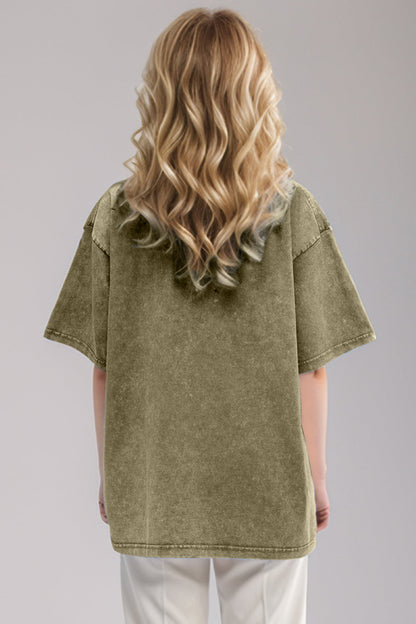 Shopbasicbae Basic Bae Round Neck Half Sleeve T-shirt in Beige view 33 - Half Shirt (top)