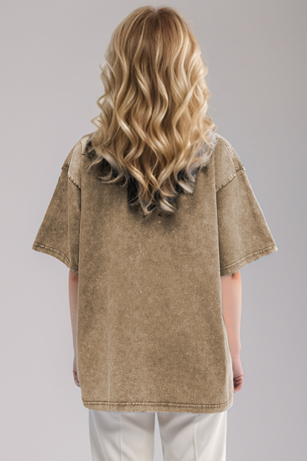 Shopbasicbae Basic Bae Round Neck Half Sleeve T-shirt in Dark Gray view 36 - Half Shirt (top)