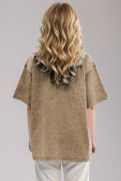 Shopbasicbae Basic Bae Round Neck Half Sleeve T-shirt in Dark Gray view 36 - Half Shirt (top)