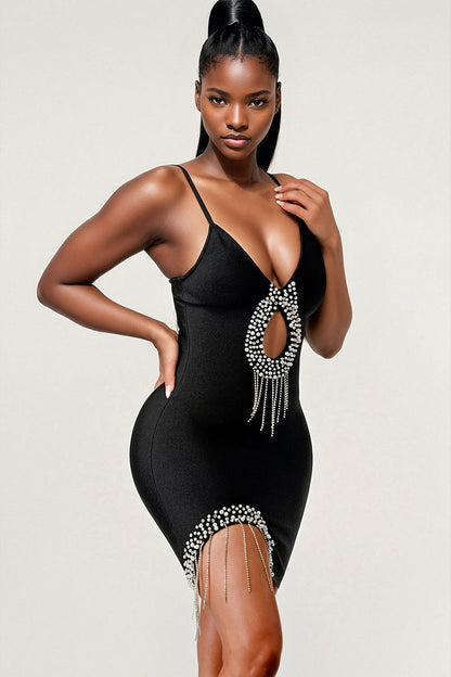 Show Stopping Bandage Mini Dress - MeeeShop Women's Fashion