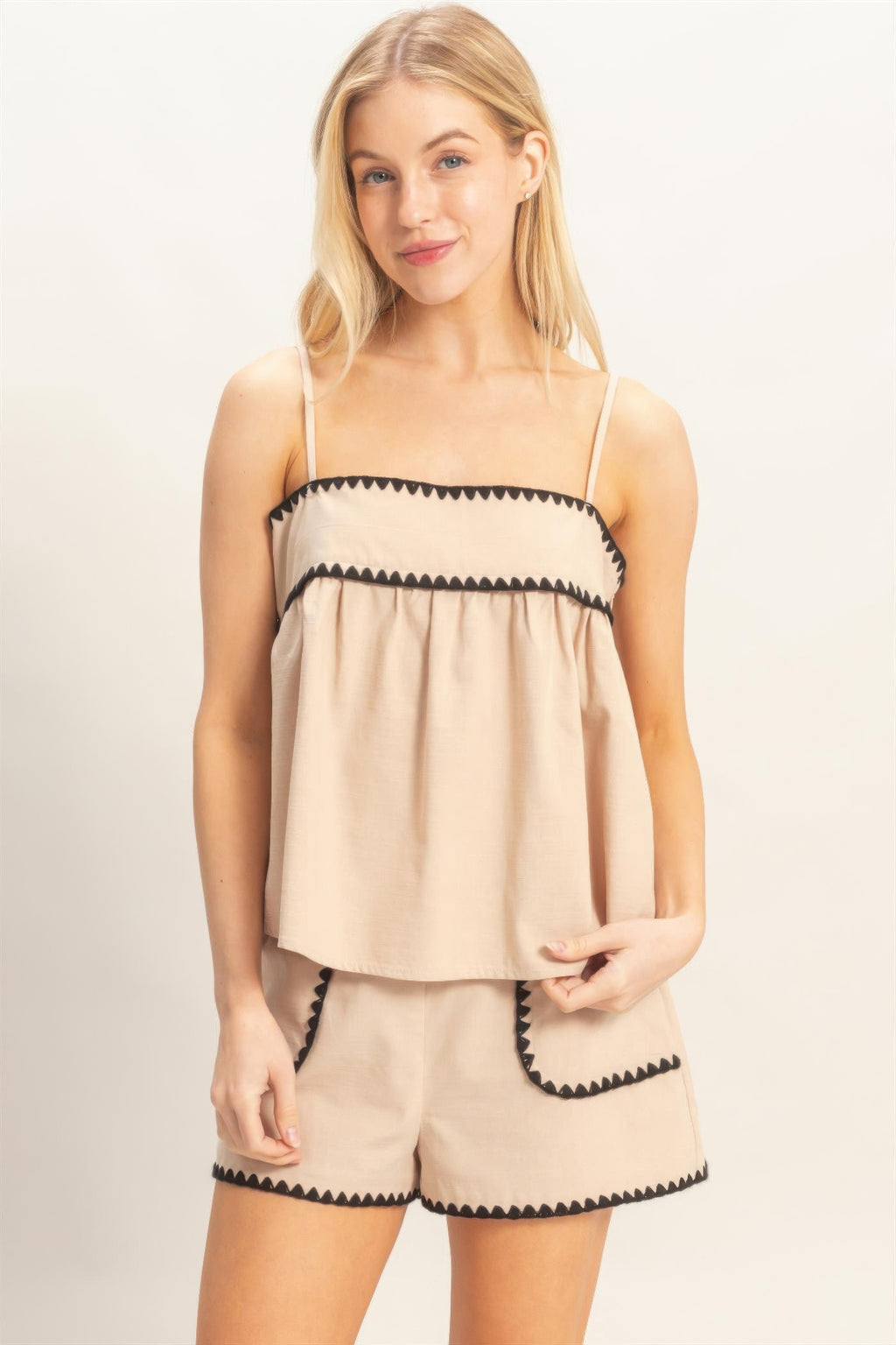 Sleeveless Babydoll Top Black view 7 (top) - sleeveless babydoll tops for women, sleeveless babydoll to - shop at us.meeeshop