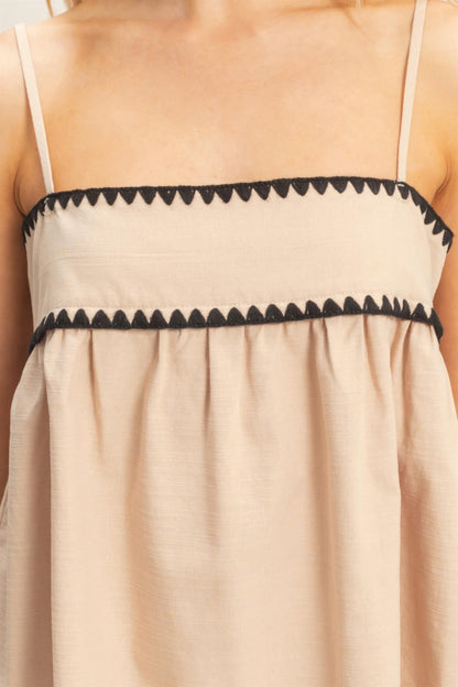 sleeveless babydoll top Sleeveless Babydoll Top view 11 (top) - shop at us.meeeshop