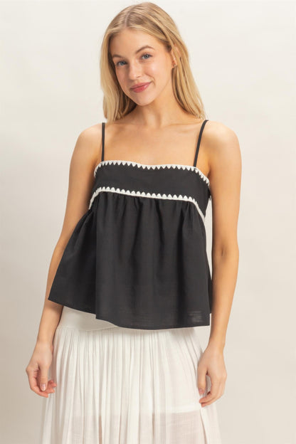 sleeveless babydoll top Sleeveless Babydoll Top view 13 (top) - shop at us.meeeshop
