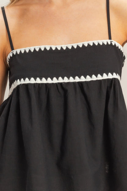 sleeveless babydoll top Sleeveless Babydoll Top view 17 (top) - shop at us.meeeshop