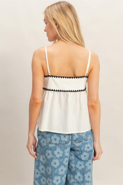 sleeveless babydoll top Sleeveless Babydoll Top view 6 (top) - shop at us.meeeshop