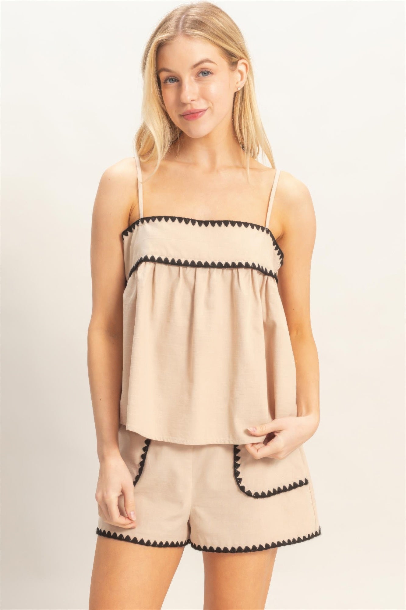 sleeveless babydoll top Sleeveless Babydoll Top view 7 (top) - shop at us.meeeshop