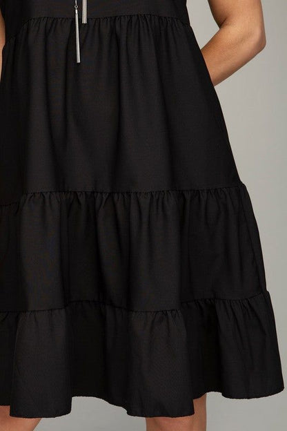 sleeveless tiered dress us.meeeshop - 