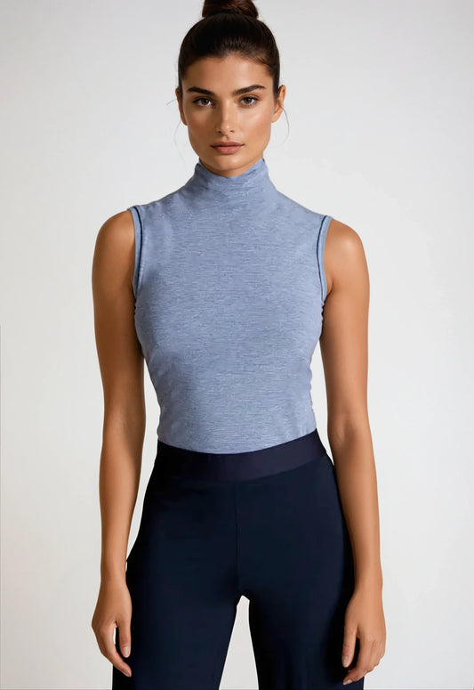 Sleeveless Turtleneck Shirt in XS - Sleeveless Turtleneck Shirt Women'S (top)