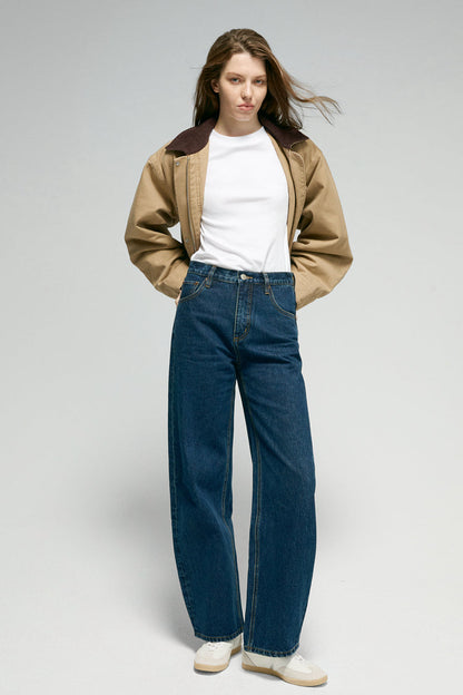 Slope Curve Jeans Hj039 in Blueberry Hill view 3 - Hey Joanie Slope Curve Jeans (bottom)