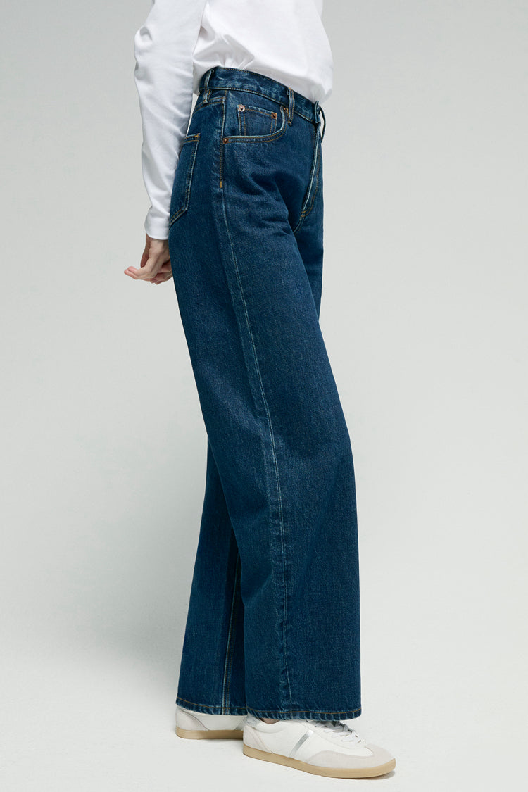 Slope Curve Jeans Hj039 in Blueberry Hill view 7 - Hey Joanie Slope Curve Jeans (bottom)