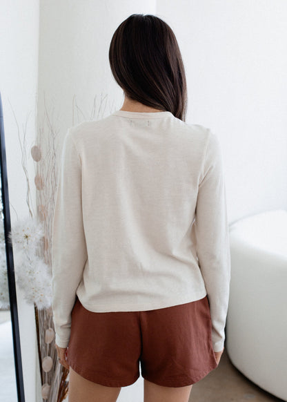 Slub Binding Long Sleeve in S view 5 (piece)