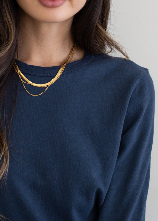 Slub Binding Long Sleeve in XS view 2 (piece)