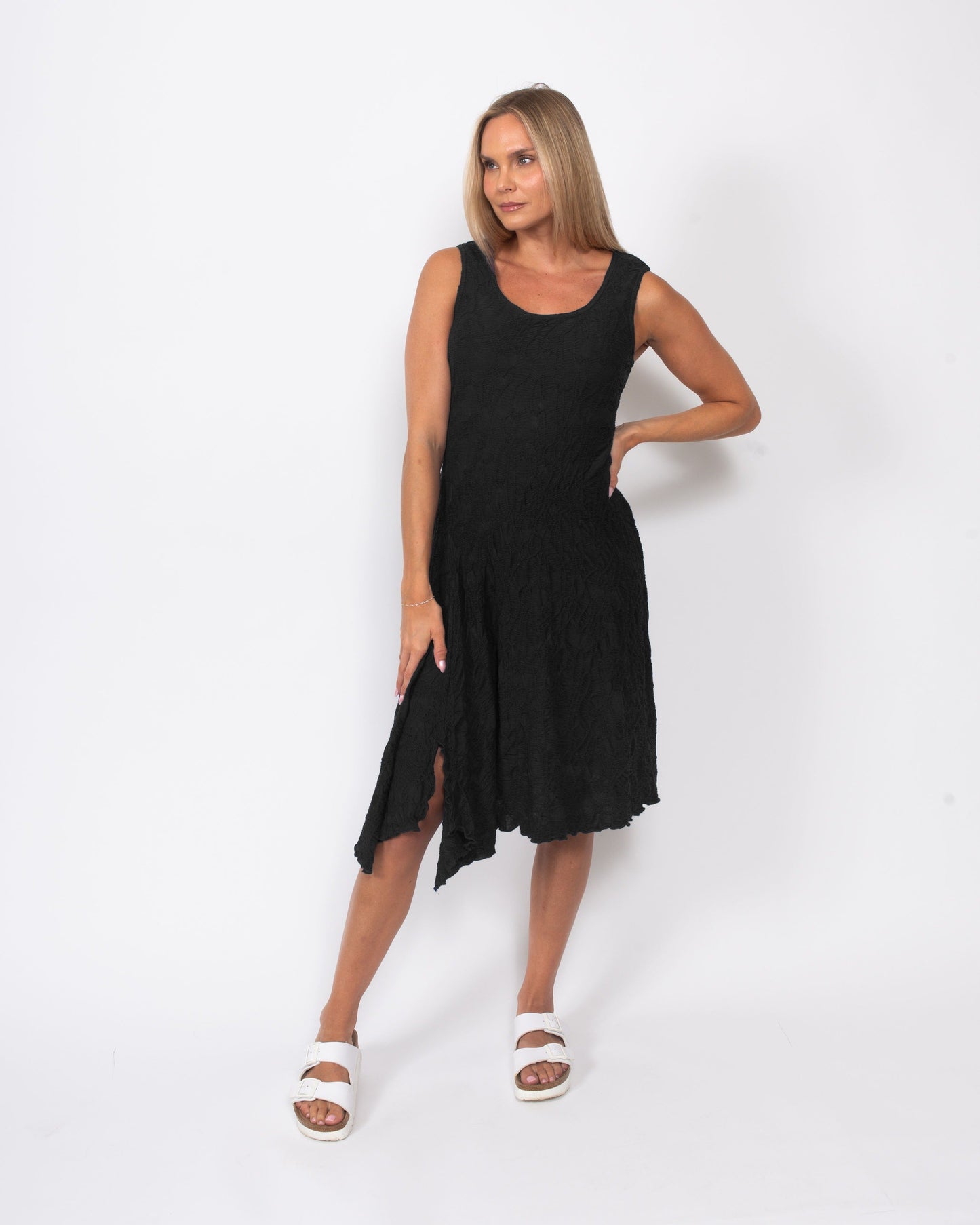 Snoskins Dreamcatcher Sleeveless Dress in Navy view 6