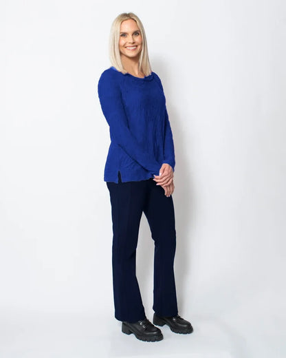 Snoskins Fine Twill Bootcut Legging in Black view 8 (bottom)