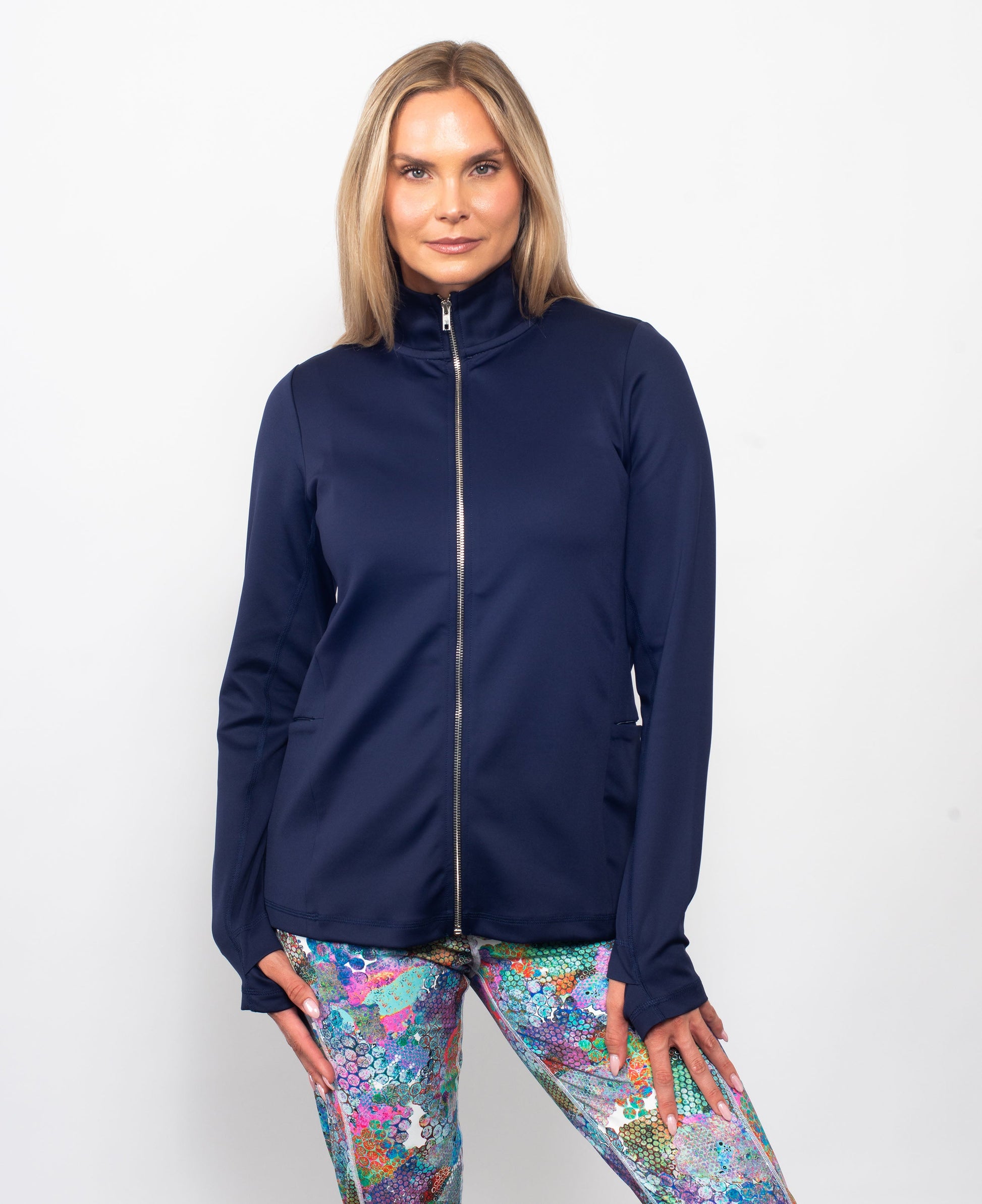 Snoskins Sport Full Zip Jacket in Dashing view 5 - Sports Full Jacket (layer)