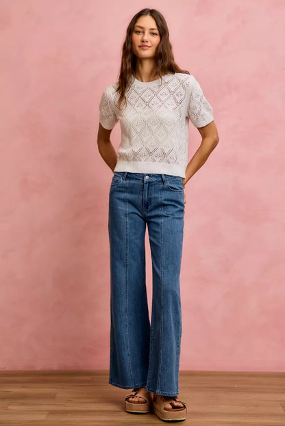 So Me Seam Detail Mid Rise Stretch Denim Jeans view 11 - Comfort Stretch - Seam Detail Jeans H&M (bottom)