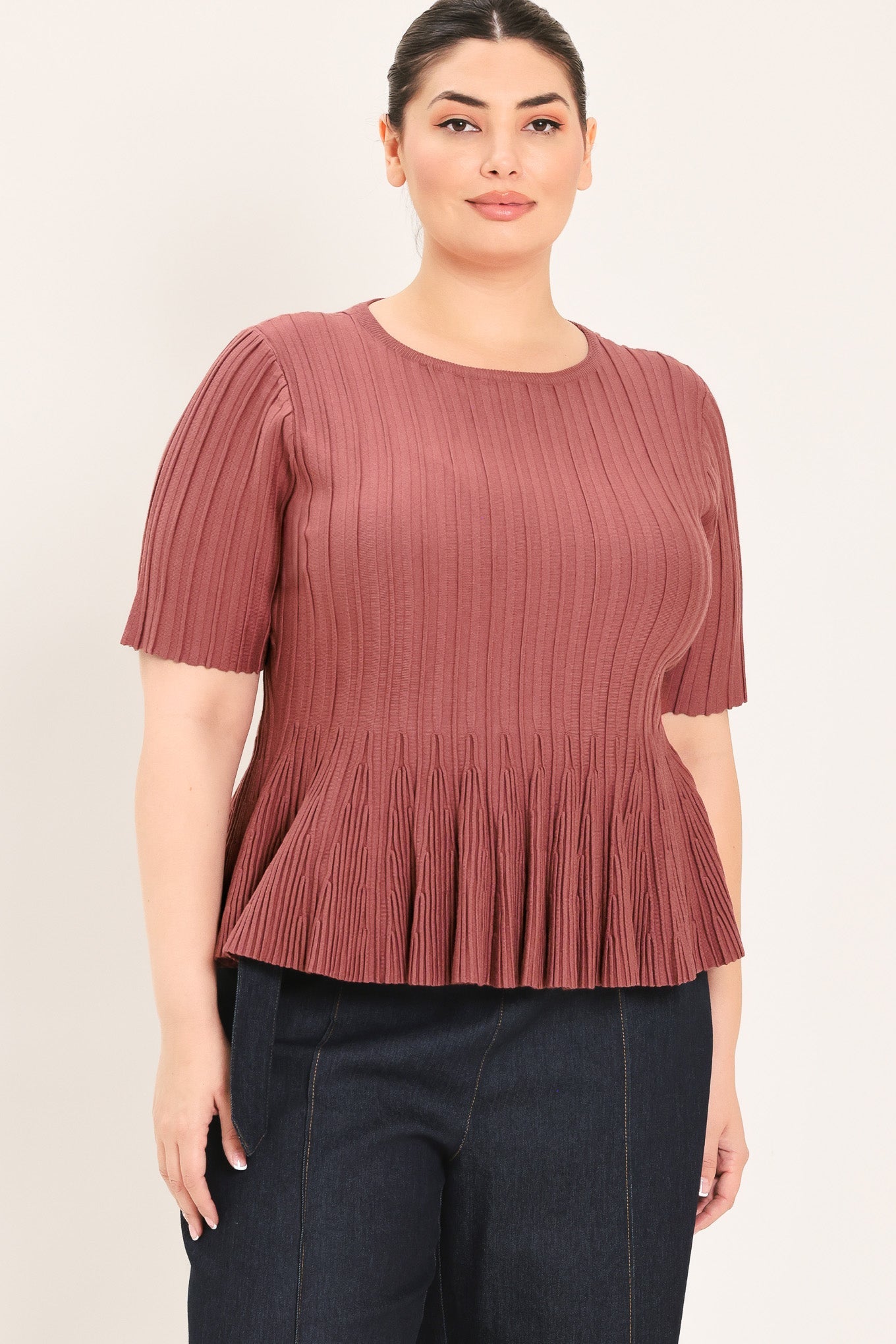 Soft Girl Sweater Knit Top view 9 - Fall Wardrobe Essential - Soft Girl Sweater Short Set