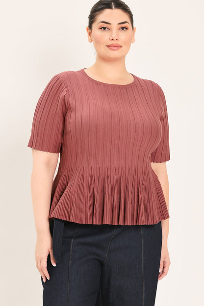 Soft Girl Sweater Knit Top view 9 - Fall Wardrobe Essential - Soft Girl Sweater Short Set