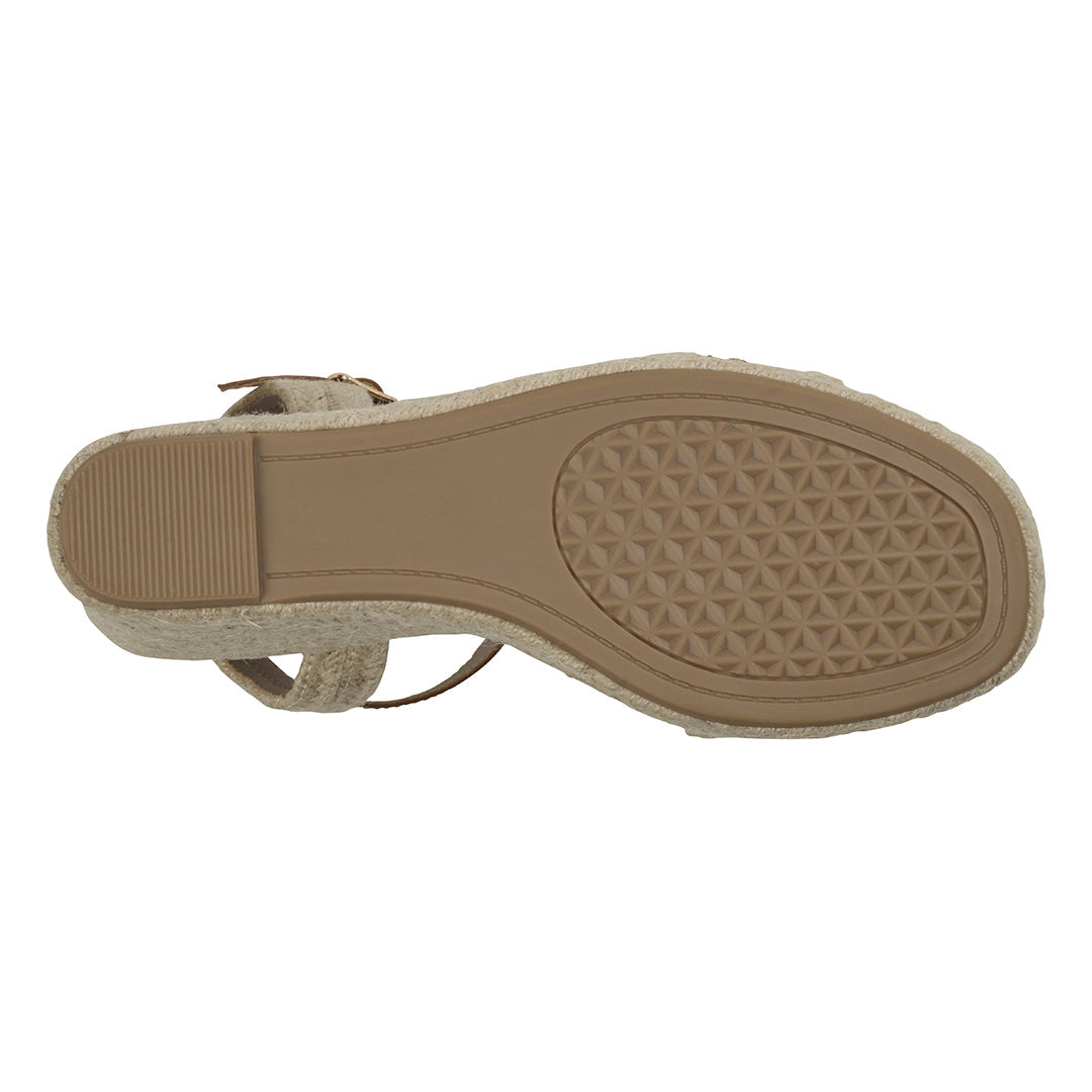 Solene Natural Slingback Espadrille Wedge Sandals Natural view 3 (bag) - wedge sandals, espadrille wedg - shop at us.meeeshop