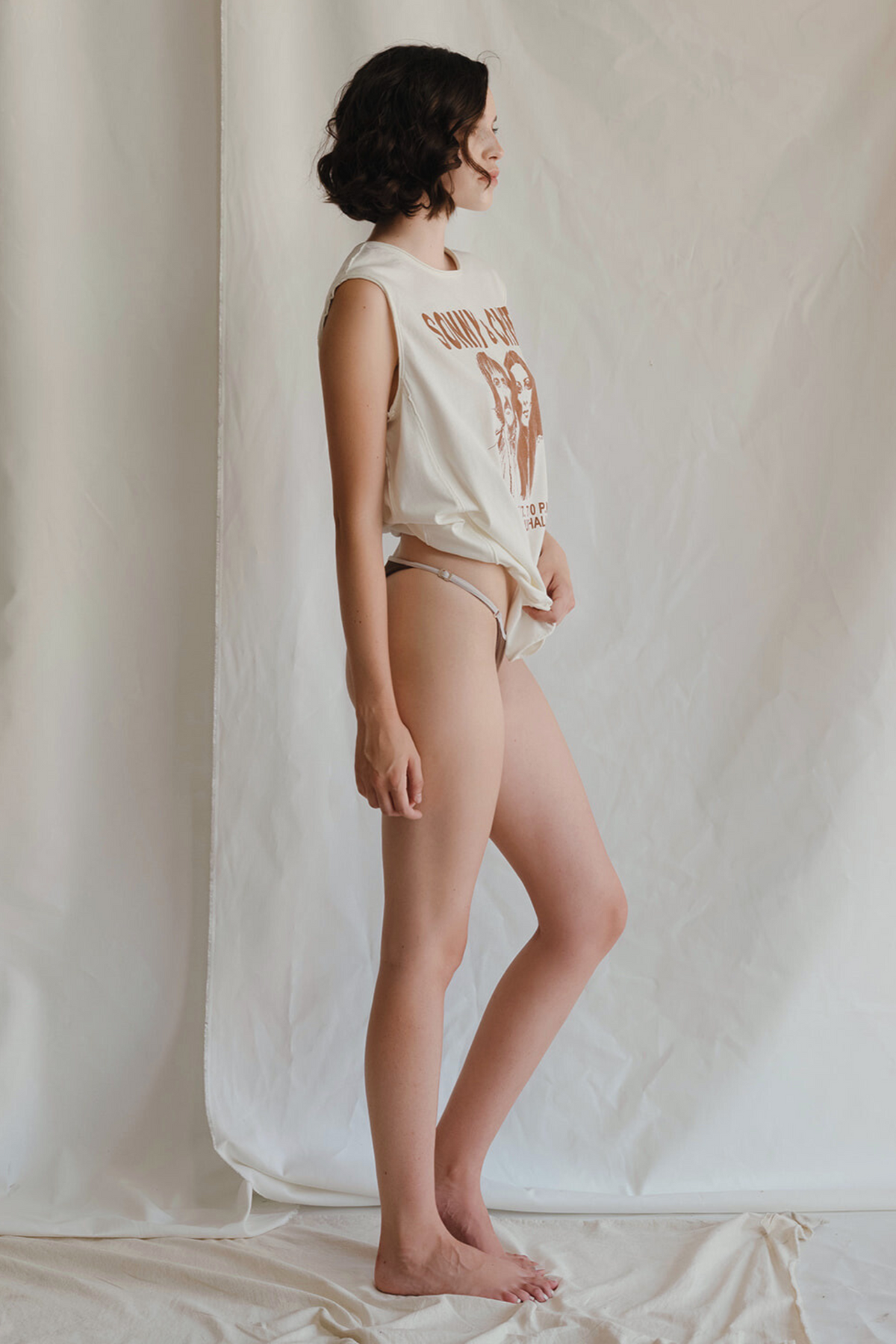 Sonny & Cher Oversized Tank in M view 3 - Relaxed Fit (top)