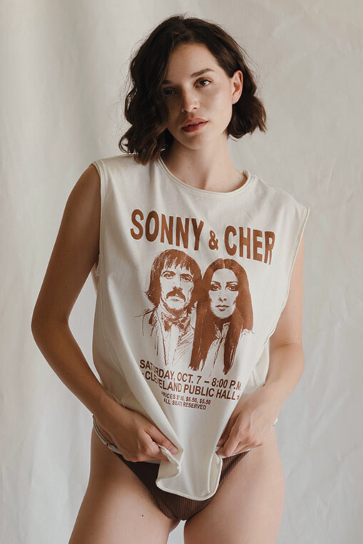 Sonny & Cher Oversized Tank in XL view 5 - Relaxed Fit (top)