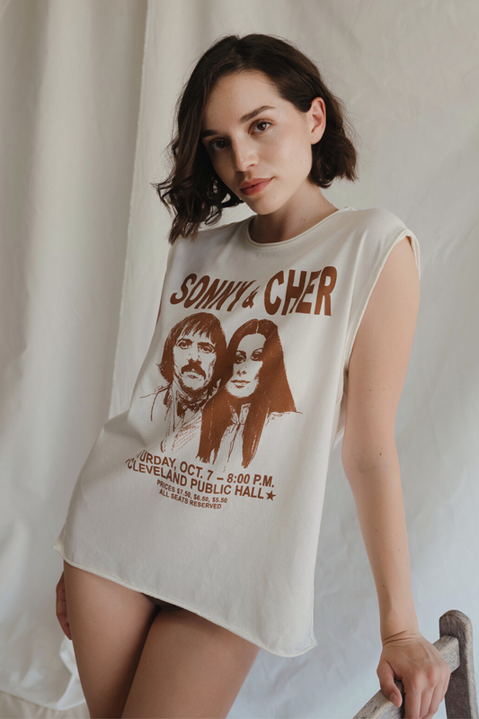 Sonny & Cher Oversized Tank in XS - Relaxed Fit (top)