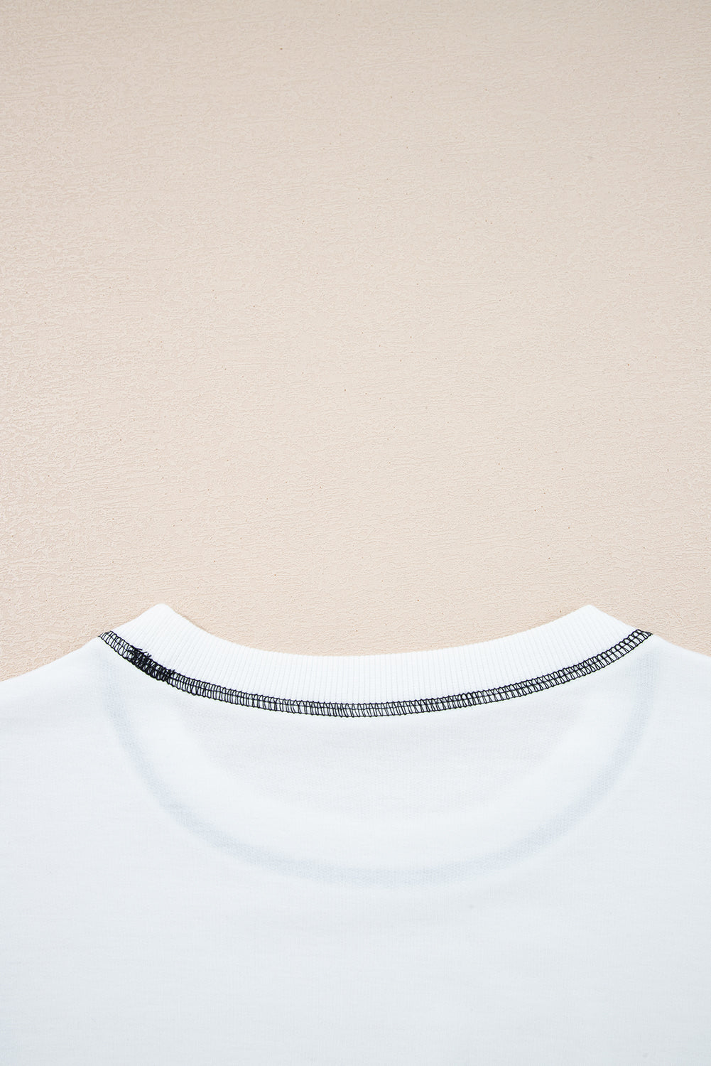 sophie striped colorblock Sophie Striped Colorblock Patchwork Oversized Sweatshirt - Black view 8 (top) - shop at us.meeeshop