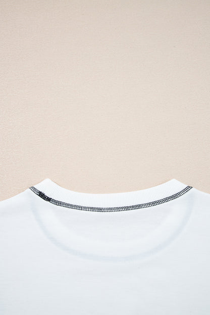 sophie striped colorblock Sophie Striped Colorblock Patchwork Oversized Sweatshirt - Black view 8 (top) - shop at us.meeeshop