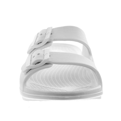 Sovella Active Recovery Sandals Women's Pf Buckle Slide White - MeeeShop Women's Fashion