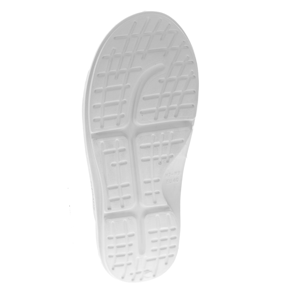 Sovella Active Recovery Sandals Women's Pf Buckle Slide White - MeeeShop Women's Fashion