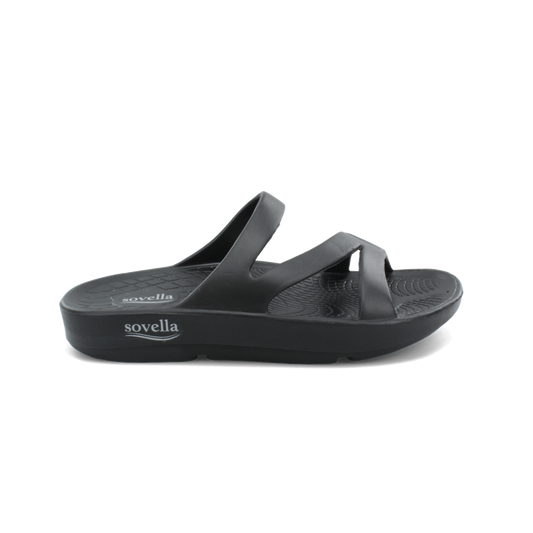 Sovella Active Recovery Sandals Women's Pf Slide Black in 7 view 2 (shoe)