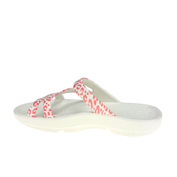 Sovella Active Recovery Sandals Women's Pf Slide Pink/leopard in PINK view 3 - Sovella Athletic Shoes