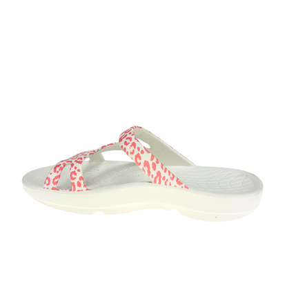 Sovella Active Recovery Sandals Women's Pf Slide Pink/leopard in PINK view 3 - Sovella Athletic Shoes