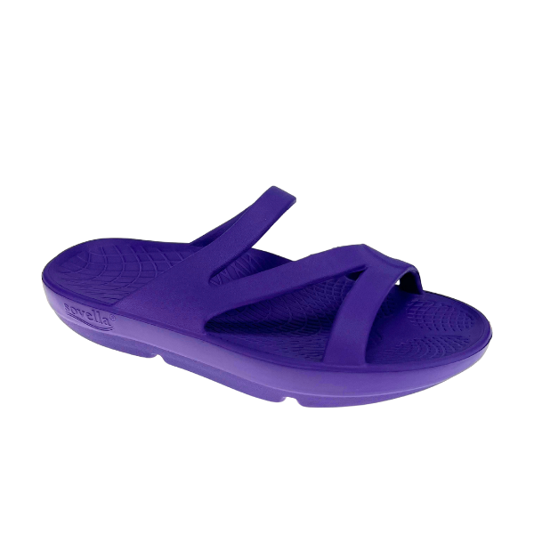 Sovella Active Recovery Sandals Women's Pf Slide Purple in PURPLE - Sovella Running Shoes