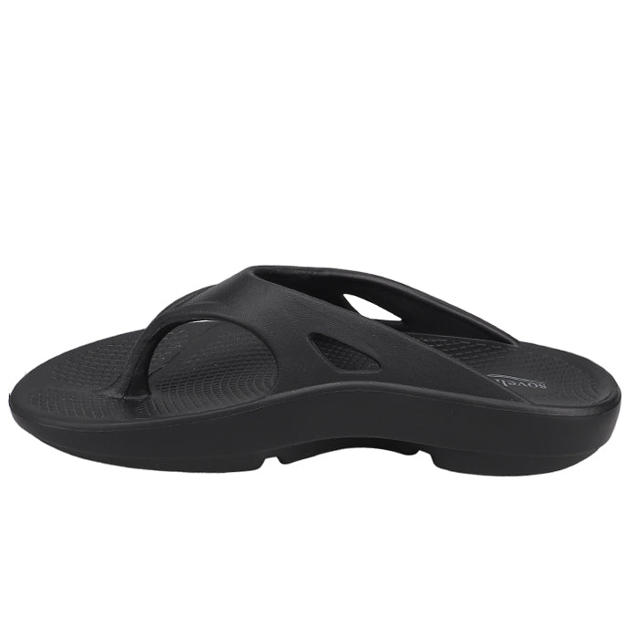 Sovella Active Recovery Sandals Women's Pf Thong Black in 9 view 4 (shoe)