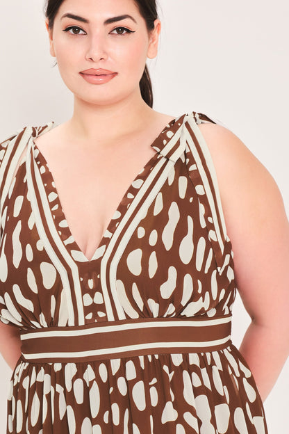 Spiced Terrain Woven Maxi Dress view 10