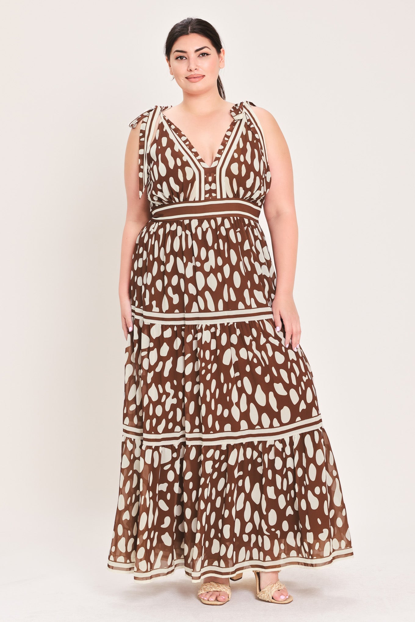 Spiced Terrain Woven Maxi Dress view 12