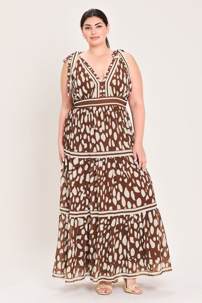 Spiced Terrain Woven Maxi Dress view 12