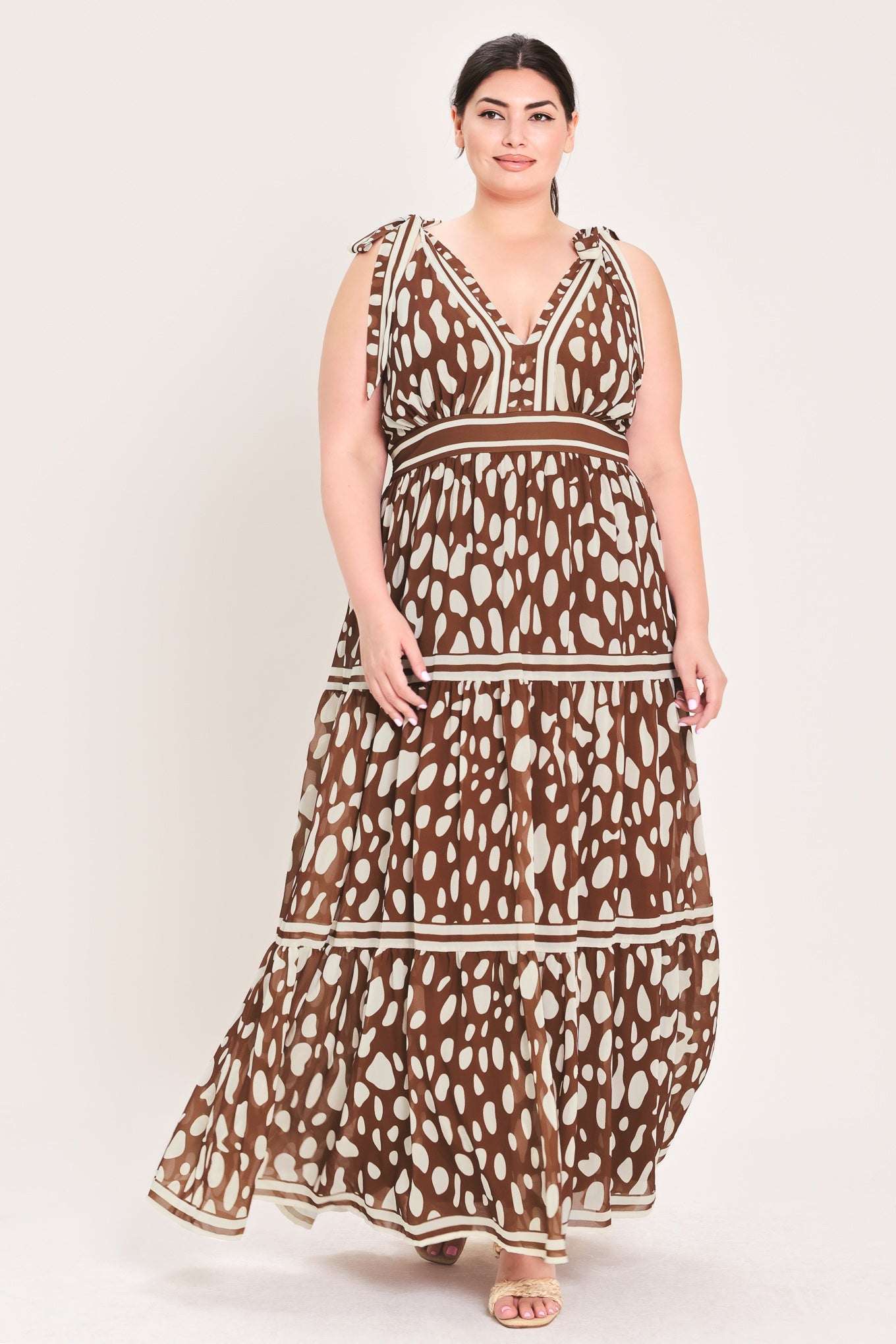 Spiced Terrain Woven Maxi Dress view 7