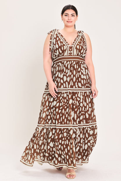 Spiced Terrain Woven Maxi Dress view 7
