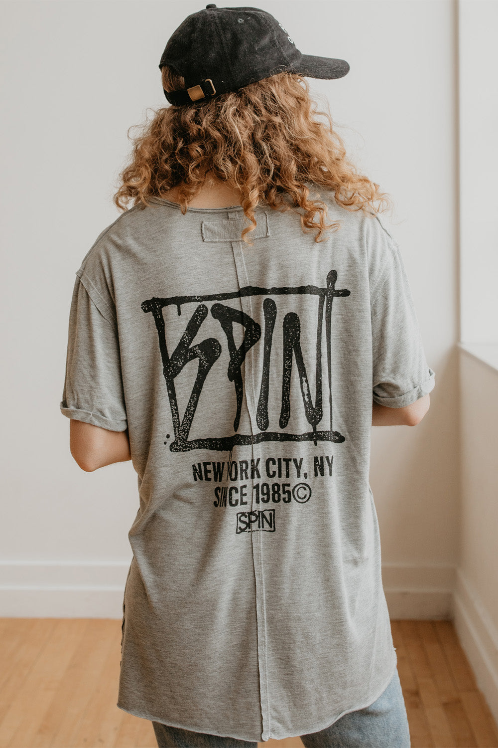 Spin Mag Top in Gray - Spin Mag Top 40