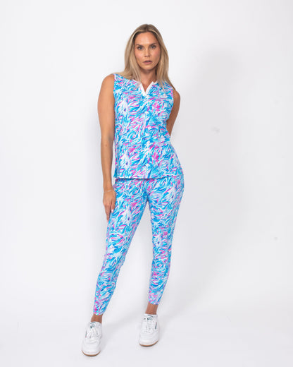 Sport Legging in Dashing view 3 - Sport Leggings (bottom)