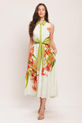 Spring Heirloom Woven Midi Dress OFF WHITE (dress) - midi dress, woven midi dress - shop at us.meeeshop