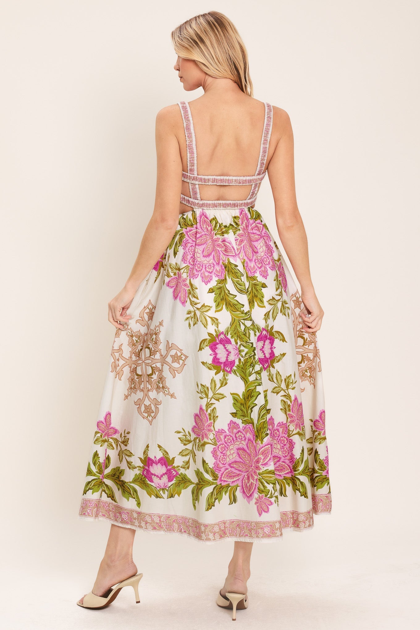 Springtime in Paris Woven Midi Dress view 10 (dress) - spring in paris dress, springtime in paris dress - shop at us.meeeshop
